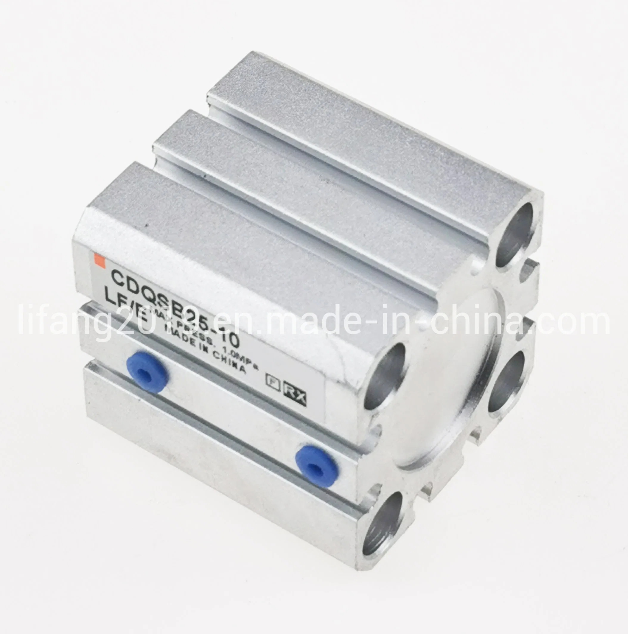 Cdq2b25-5/10/15/20/25/30/40/50/60/70/80/90/100 Strok Compact Cylinder, Common Standard Cylinder for Automatic Equipment, Pneumatic Compact Cylinder