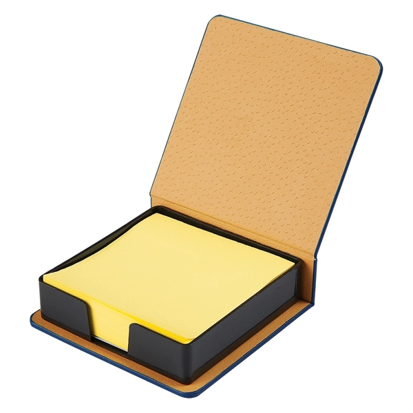 Sticky Notes in Leather Look Holder