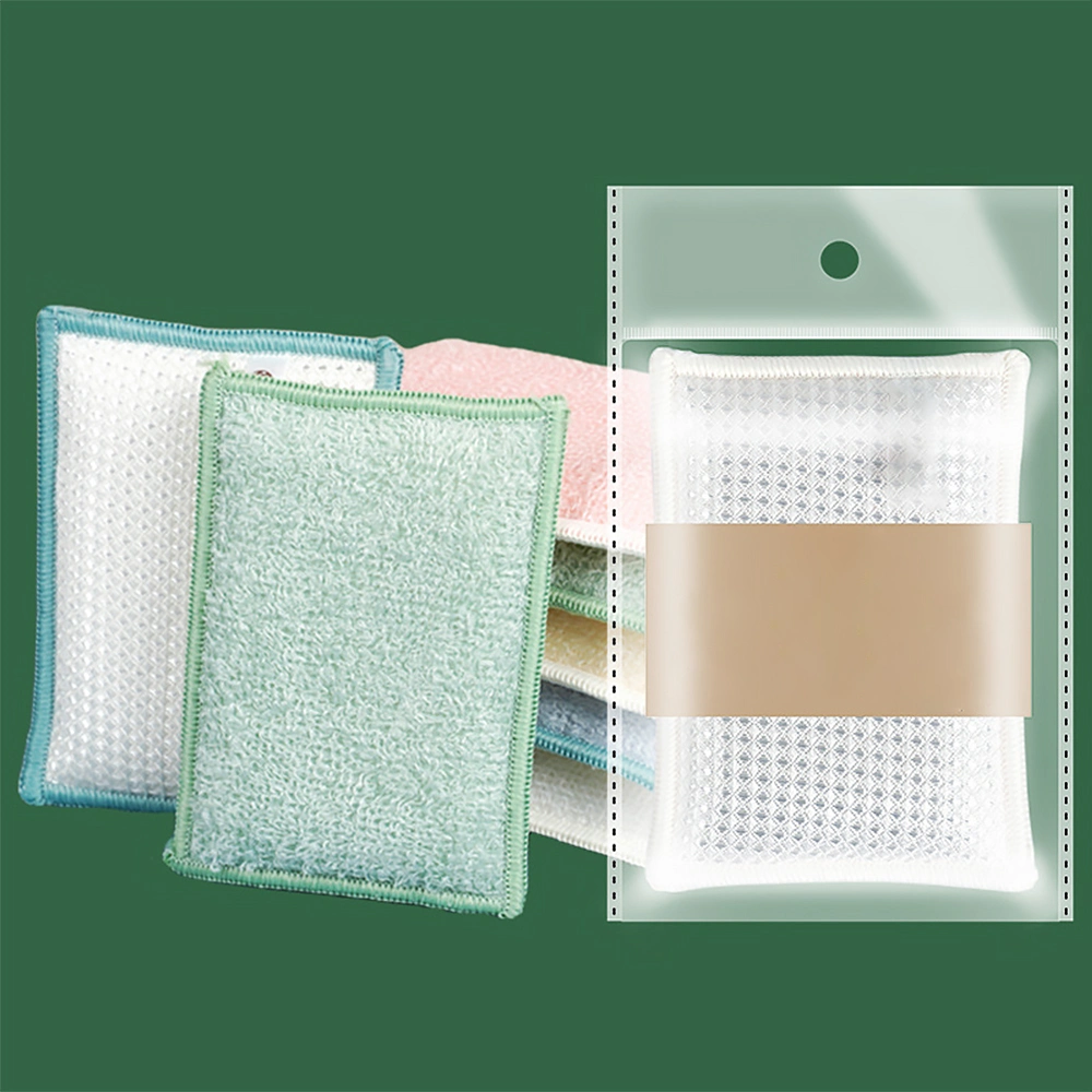 Paño de limpieza para esponja de microfibra absorbente Loofah