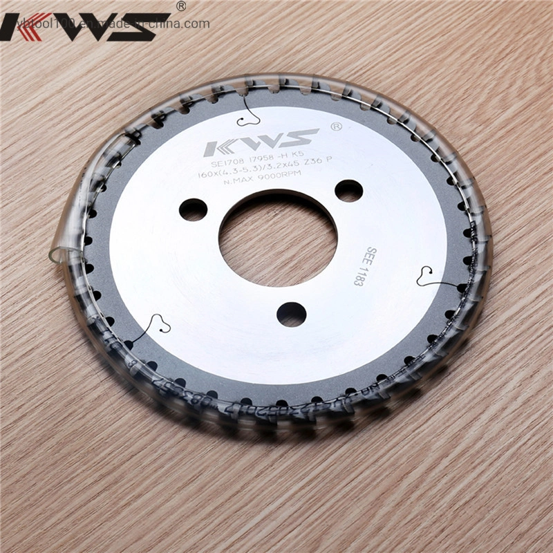 OEM ODM H6 Arbor Hole Horizontal Panel Sizing Machinery Parts Pd Polycrystalline Diamond Conical Scoring Saw Blade