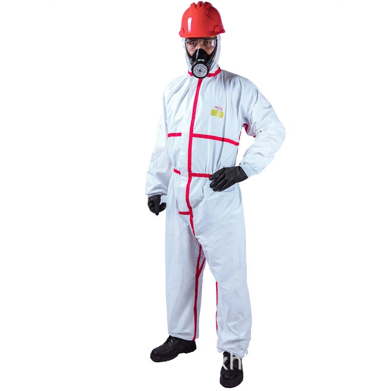 Disposable Asbestos Full Waterproof SMS Protective Suit