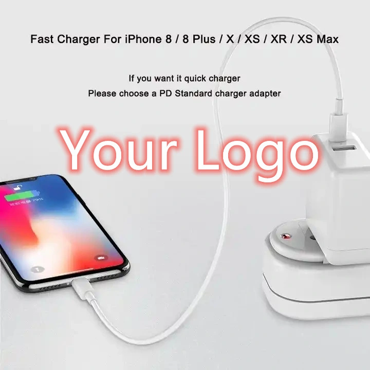 L'original personnalisé 20W pd câble du chargeur de téléphone USB C à la foudre Type de cordon C 1m de fil de téléphone