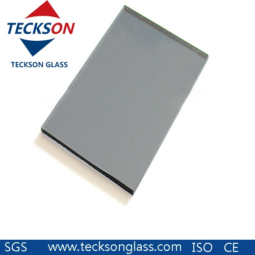 4mm Construction Euro Grey Reflecitve Tinted Windows Float Glass Sheet