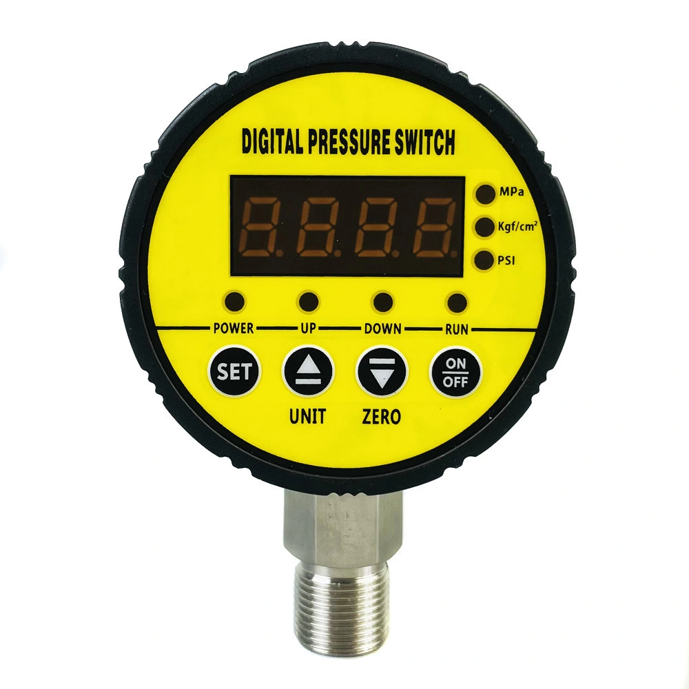 Industrial ISO9001 Approved Pressure Digital Automatic Air Display Electric Contact Gauge Switch Intelligent Control MD-S800V