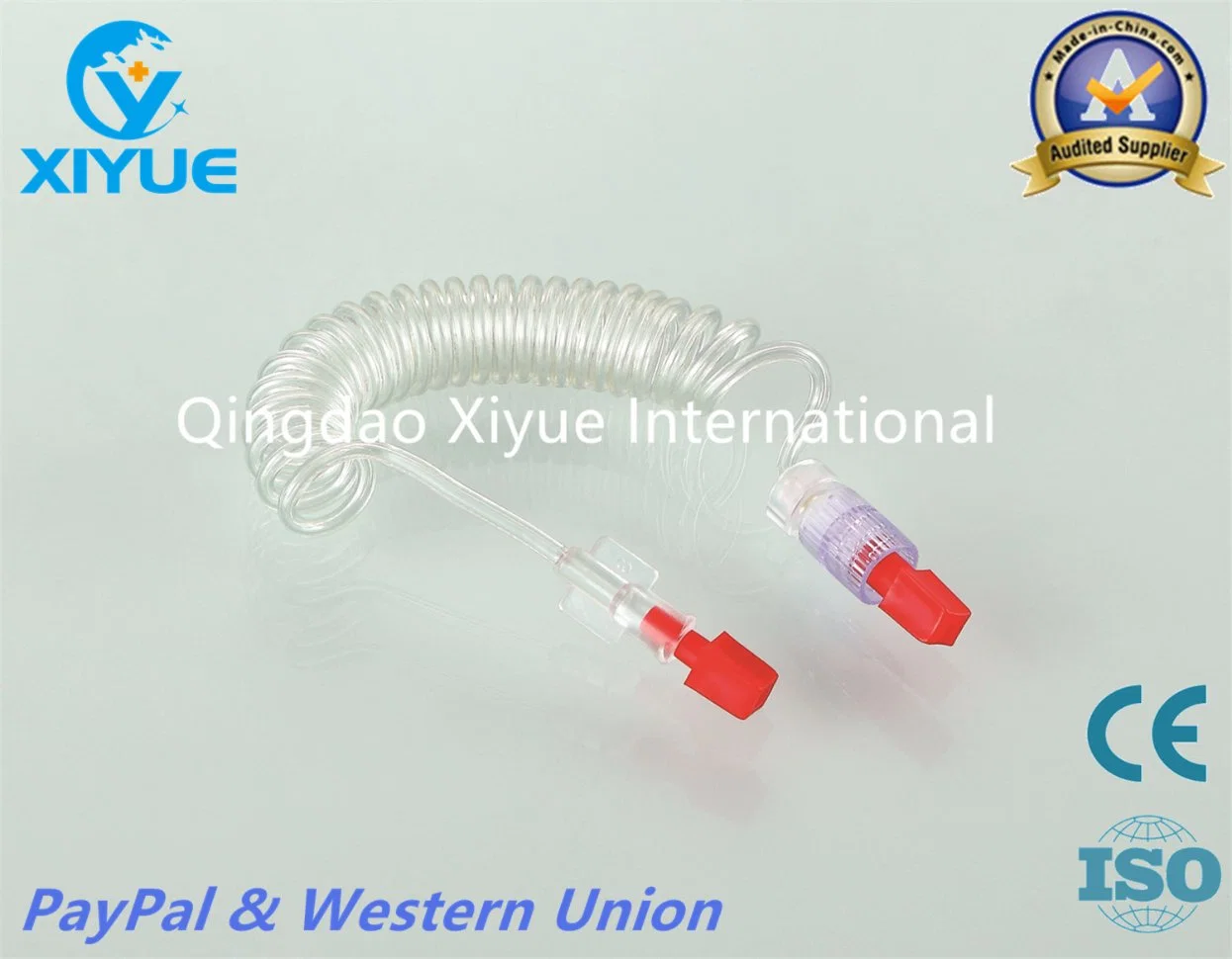 Disposable Needle Free Connector with Extension Tube