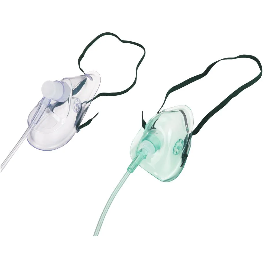 Medical Grade PVC Simple Factory Disposable Medical Oxygen Mask with CE