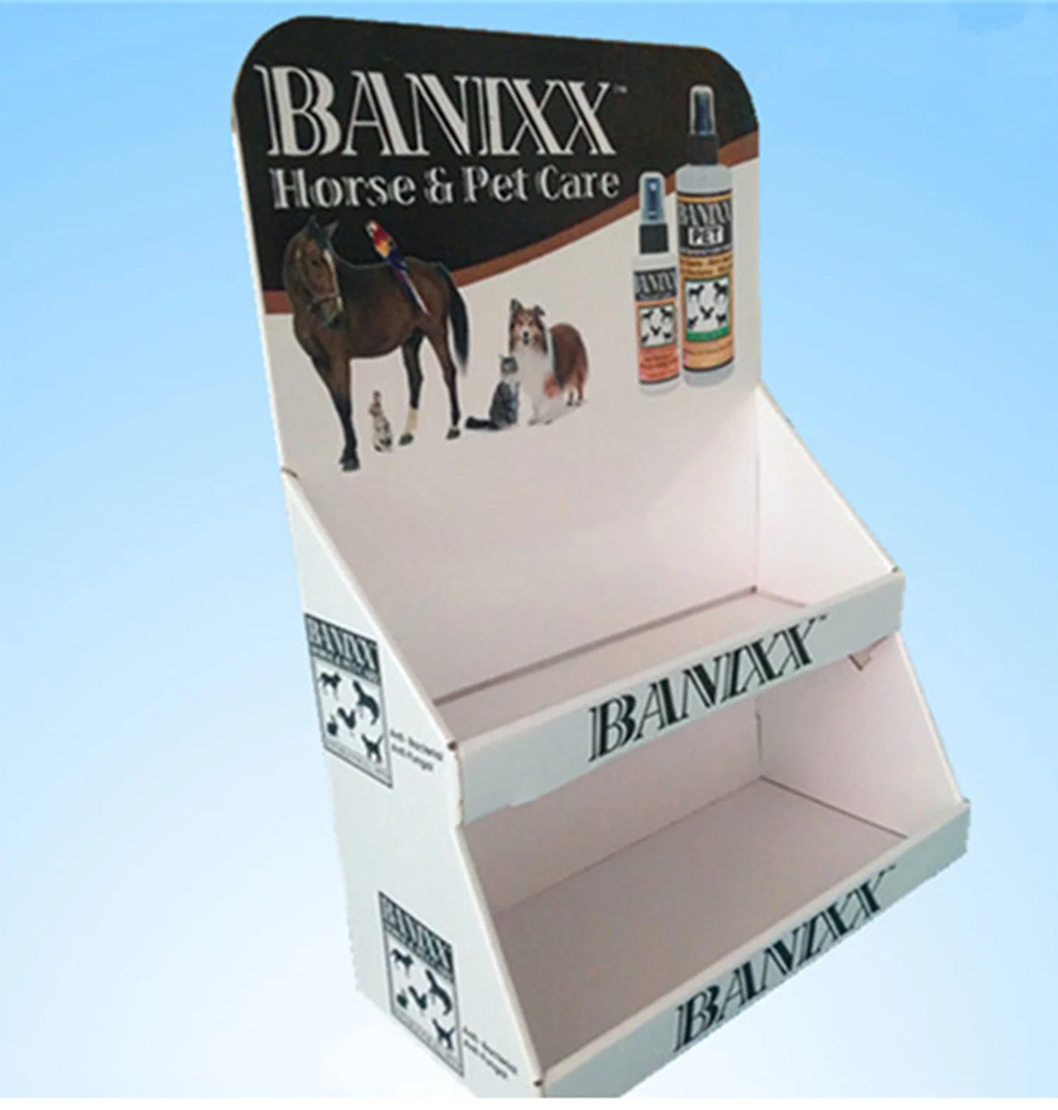 Customized Design Paper Table Display Box for Store, Supermarket Products Show