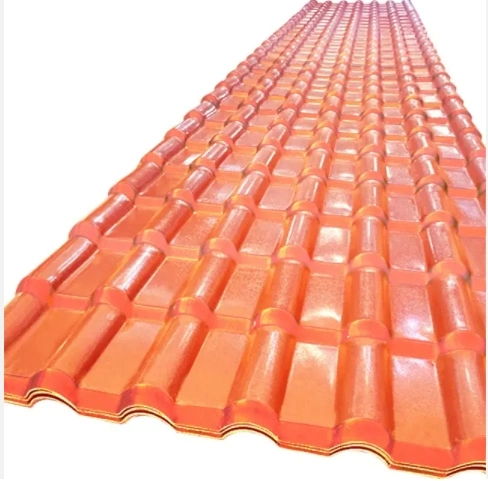 Matériaux de construction ASA plastique PVC tuiles de toit Nouvelle technologie synthétique Résine