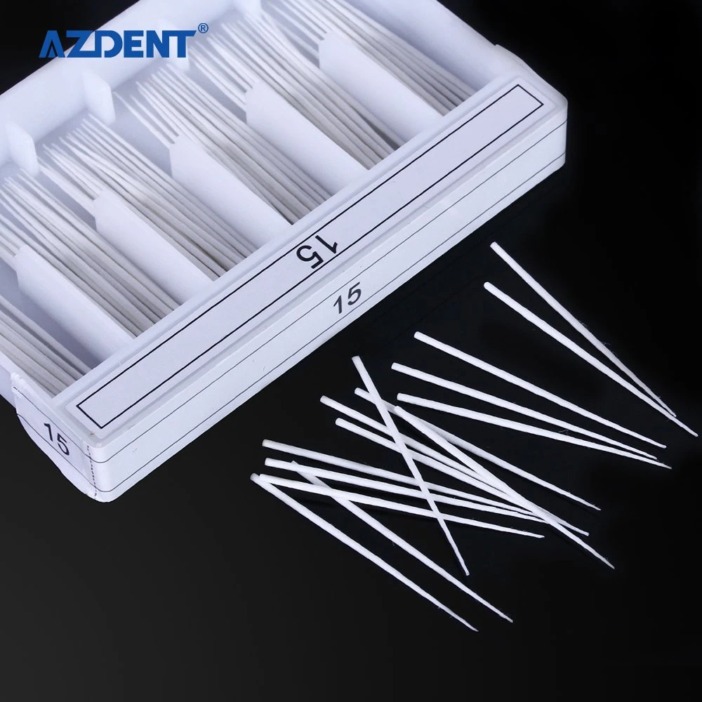 Venta en caliente 100pcs PP 04taper papel absorbente dental Ponit