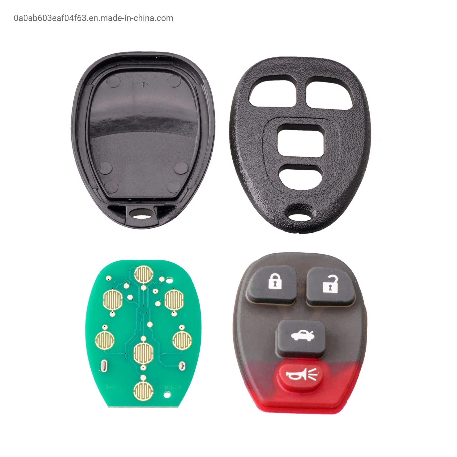 4 Buttons 315MHz Keyless Entry Fob Car Remote Key for Chevrolet Buic K Pontiac Chevrolet Malibu Saturn Aura Sky Auto Parts FCC ID: KOBGT04A