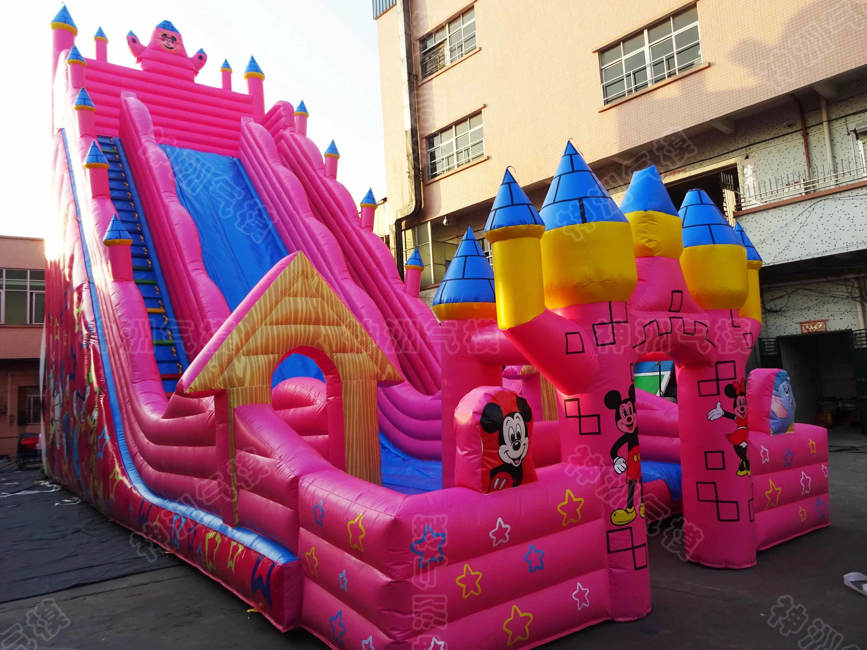 Rosa Diapositiva inflable para niños juguetes de parte de Eventos de venta