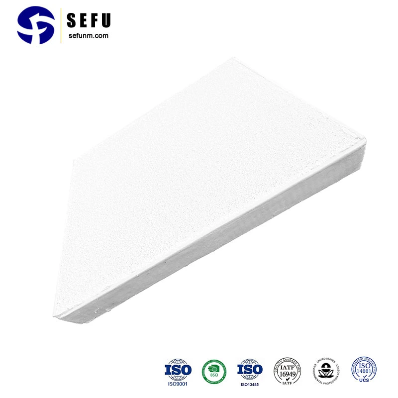 Sefu China Silicon Carbide Ceramic Manufacturing 20/30/40/50/60 Ppi Alumina Ceramic Foam Filter 17*17*2 Molten Metal Reticulated Foam Filter for Casting