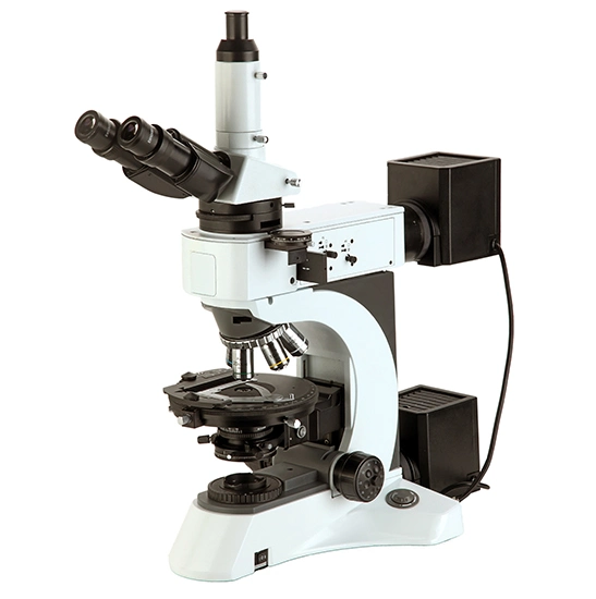 BestScope BS-5092RF Trinocular Polarizing Microscope with Transmitted light 24V/100W Halogen lamp