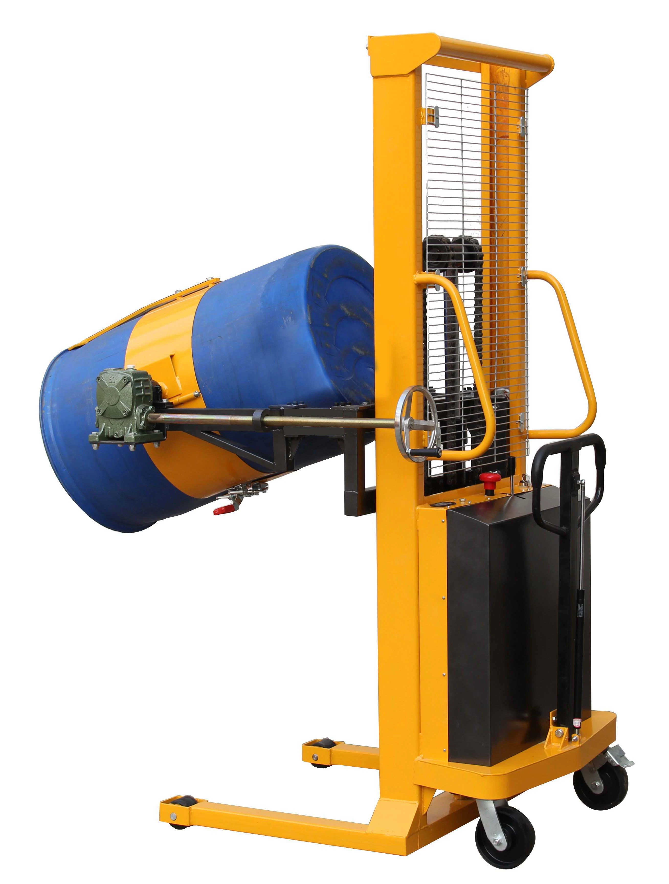 500kg Oil Electric Drum Stacker Pallet Hydraulic Drum Lift Ladder