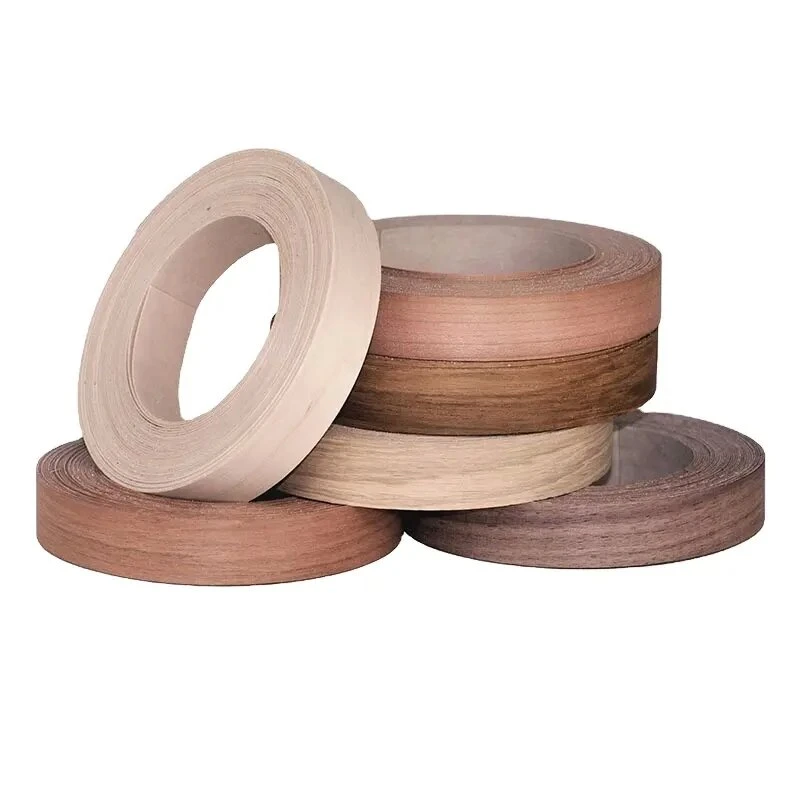 0.8*22mm 1*22 mm Cabinet Decorative Extrusion Wood Grain PVC Edge Banding Tape