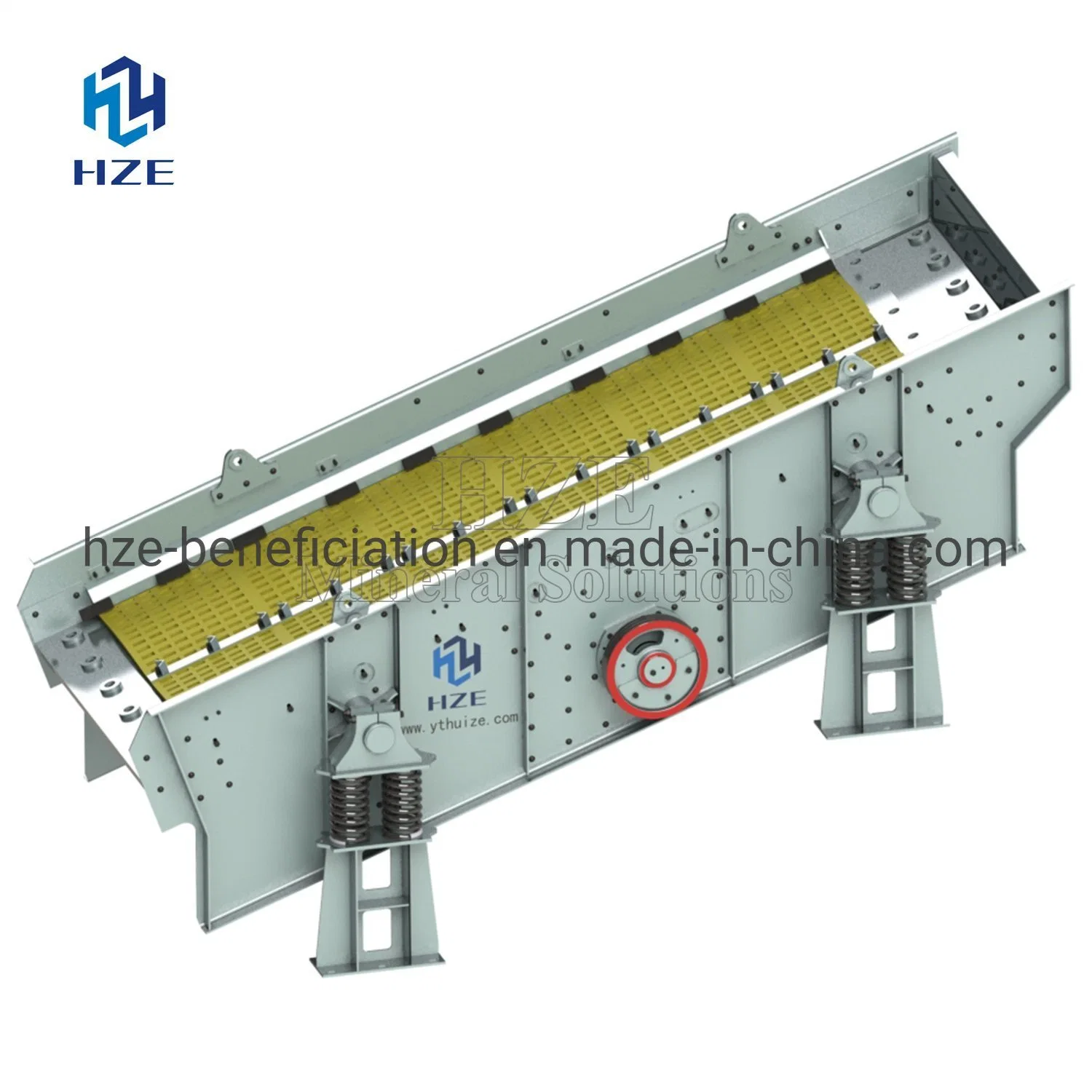 Mine Equipment Self-Centering Vibrating Screen of Mineral Processing Plant