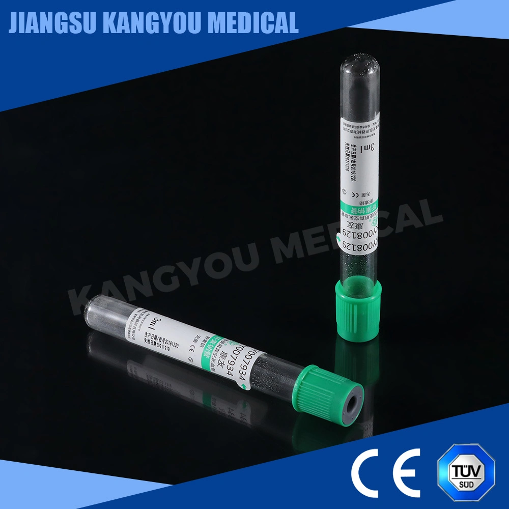 Disposable Blood Collection Tube with Pet or Glass Type for Single Use