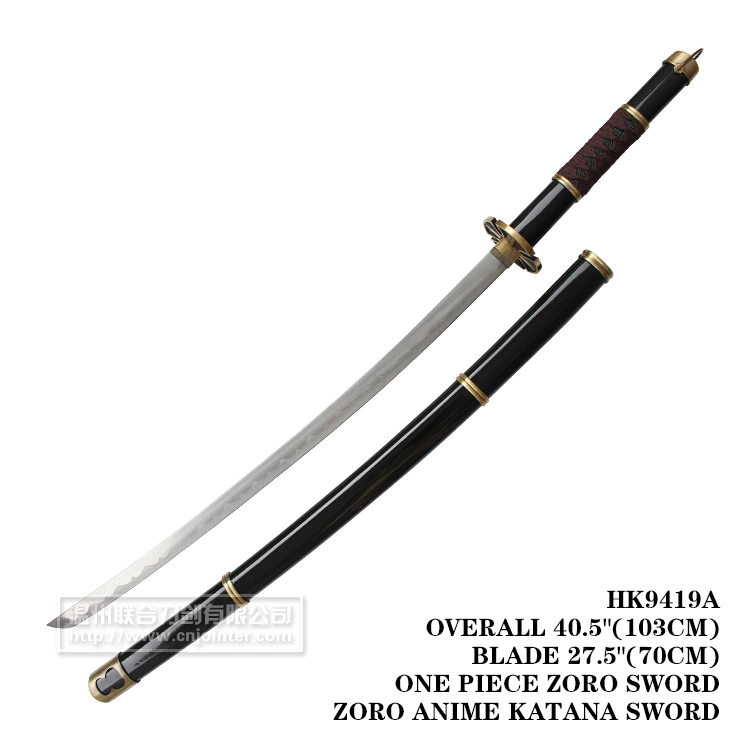 One Piece Zoro Sword Zoro Anime Katana Sword