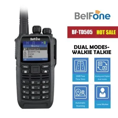 Radio bidirectionnelle de petite taille de type portable Bf-Td505 UHF 400-470MHz Talkie-walkie numérique