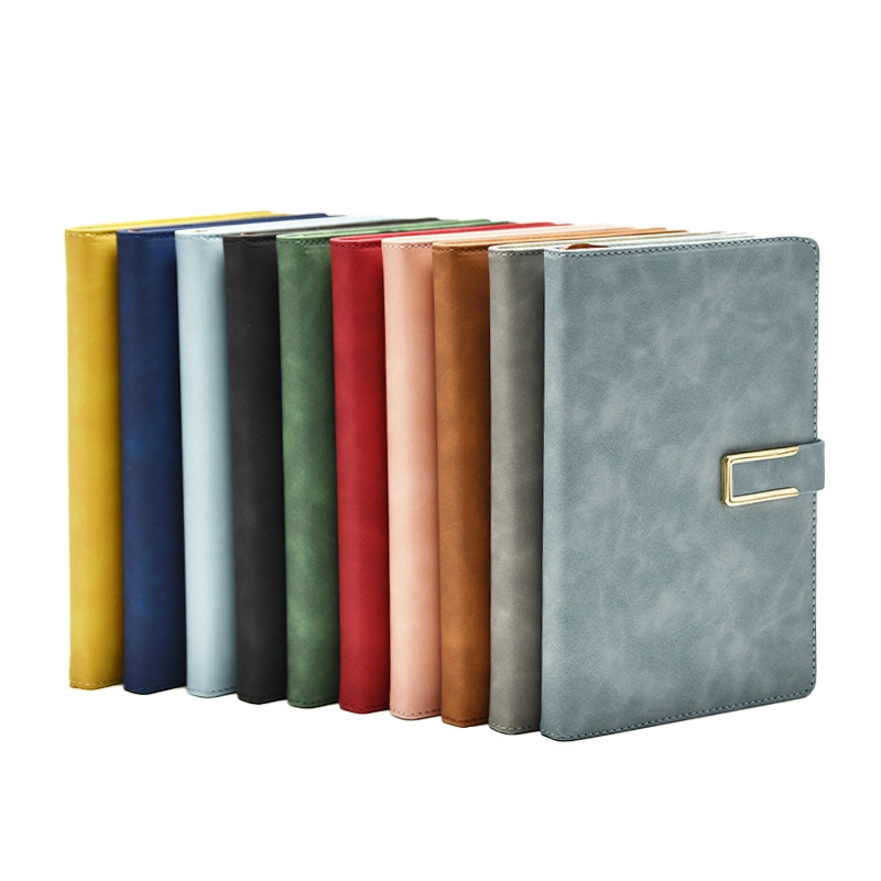 Customized A5 Colorful Agenda PU Organizer Journal Notebook Spiral Leather Cover PU Notebook