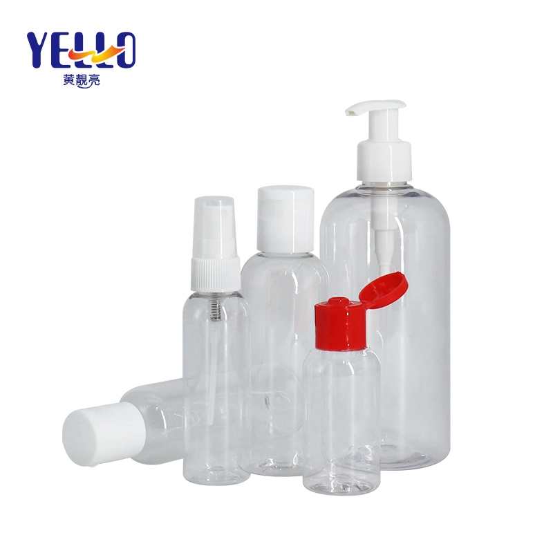 Luxury Cosmetics Sets Packaging Pet Plastic Transparent Spray Bottle