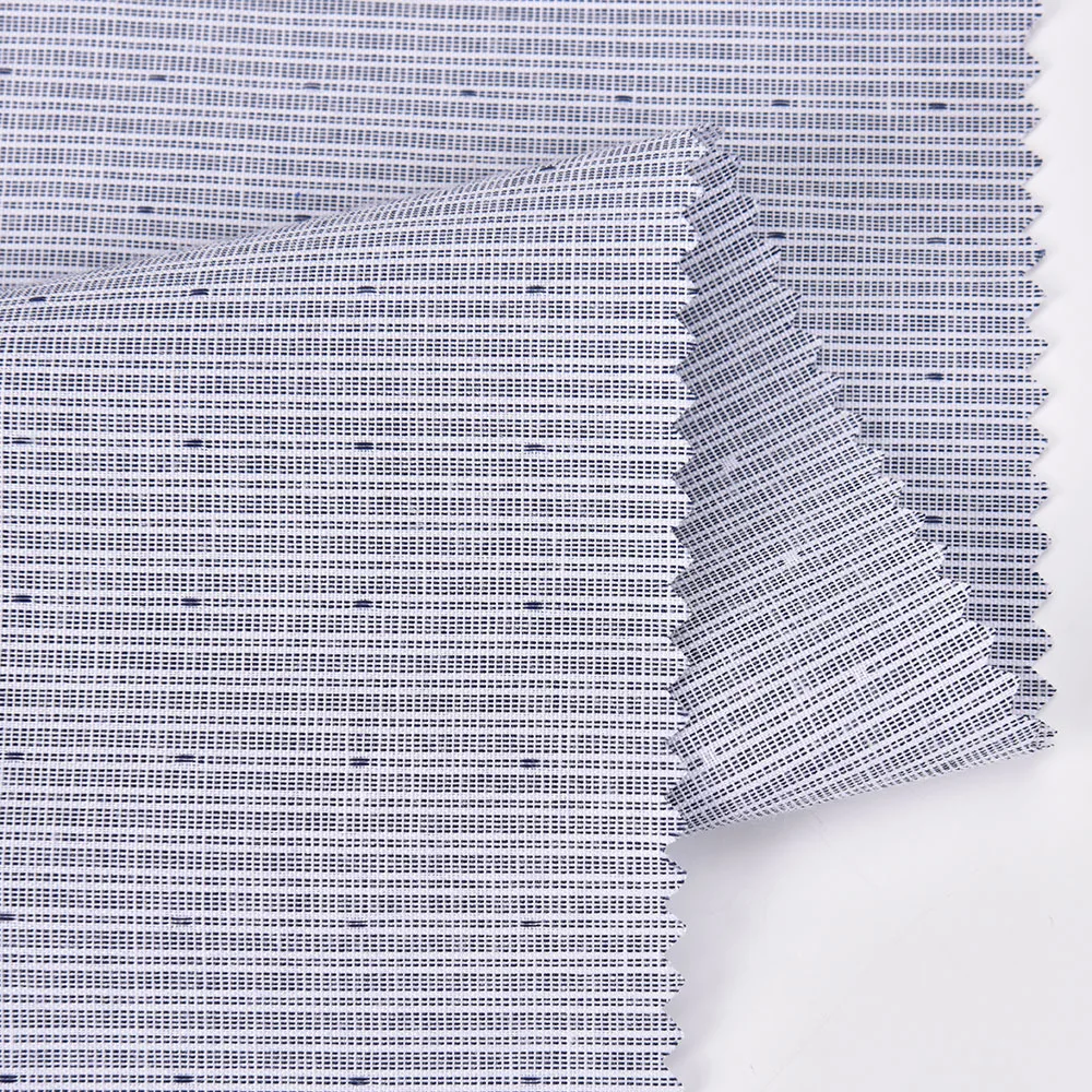 80/20 Polyester Cotton Cross Pattern Woven Checked Fabric for School Uniform Shirt