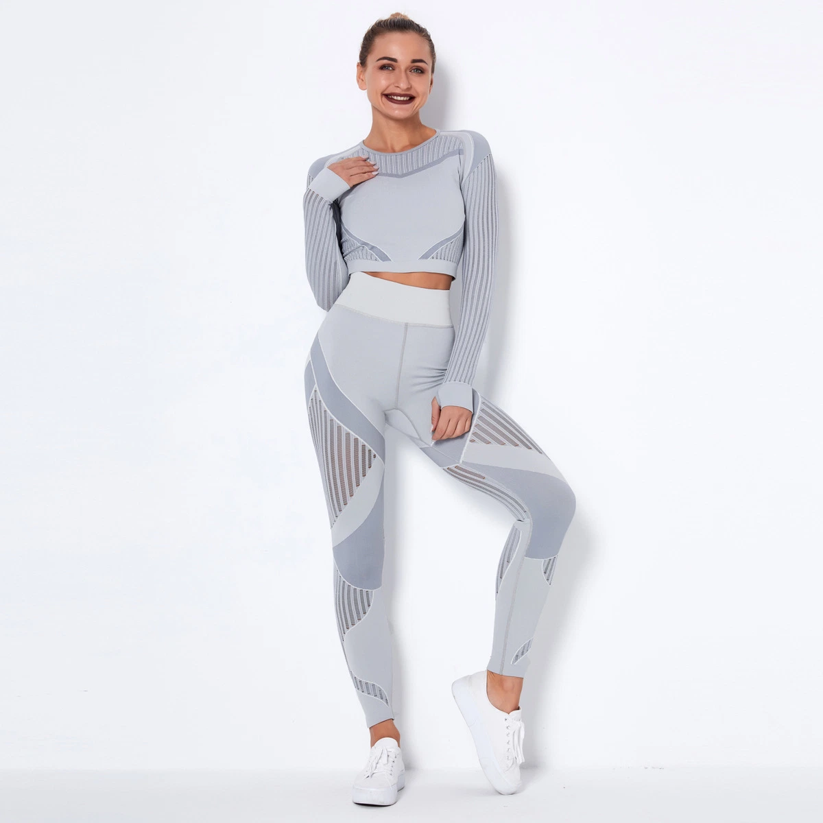 2021 Factory Wholesale/Supplier New High quality/High cost performance  Fashion Slimming Ladies Seamless Slimming Sports Yoga Wear