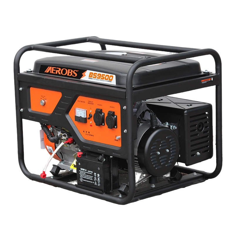 BS9500 7kw 7.5kw Small Portable Petrol/Gasoline Generator for Home Use