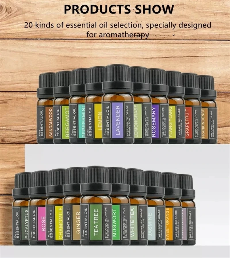 Customized Essential Oil Set, Lavender, Tea Tree, Sandalwood