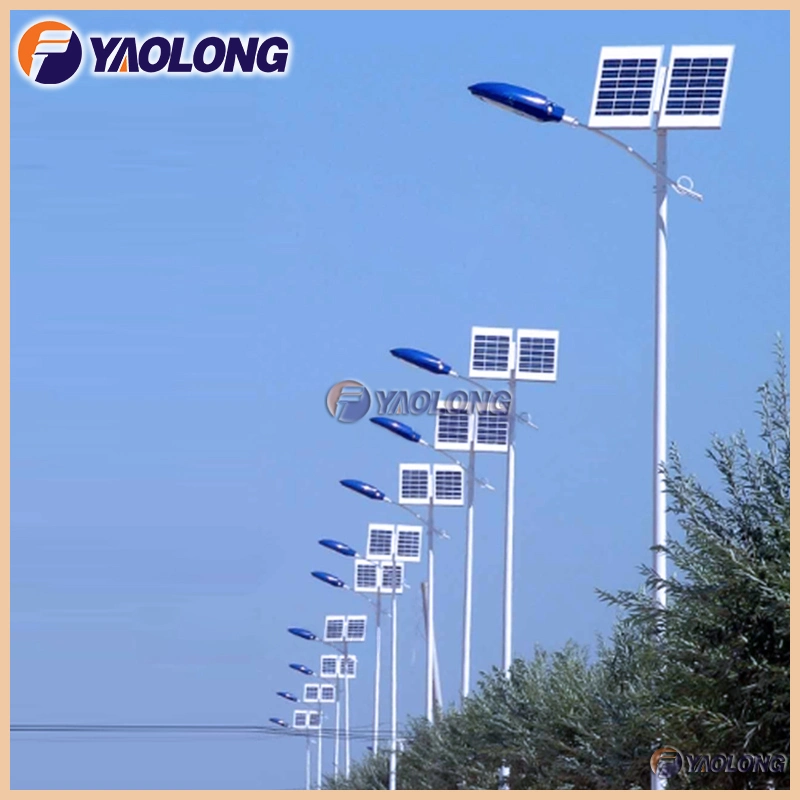 6m 7m 8m Single Arm Stainless Steel Street Solar Light Column