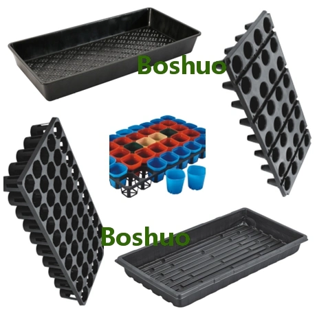 Heavy Duty Garden Plastic Planting Seedling Nursery Propagation Plants Seed Container 28 32 50 72 105 128 200 288 Square Round Cells for Herbs Trees Berry China