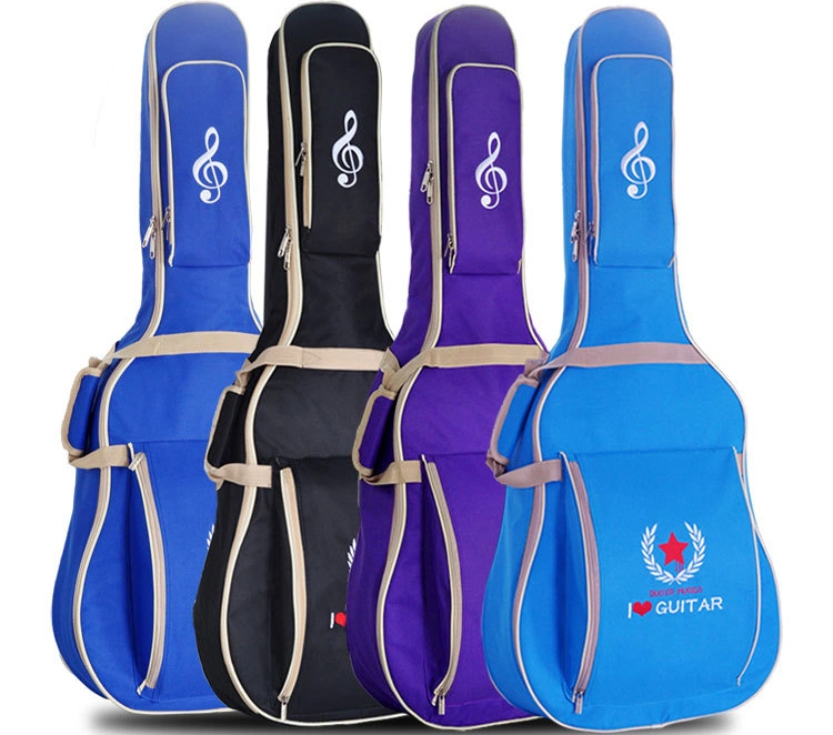 Waterproof Customized Double Shoulder Music Instrument Guitar Protective Jacket Backpack Pack Case Bag (CY3584)