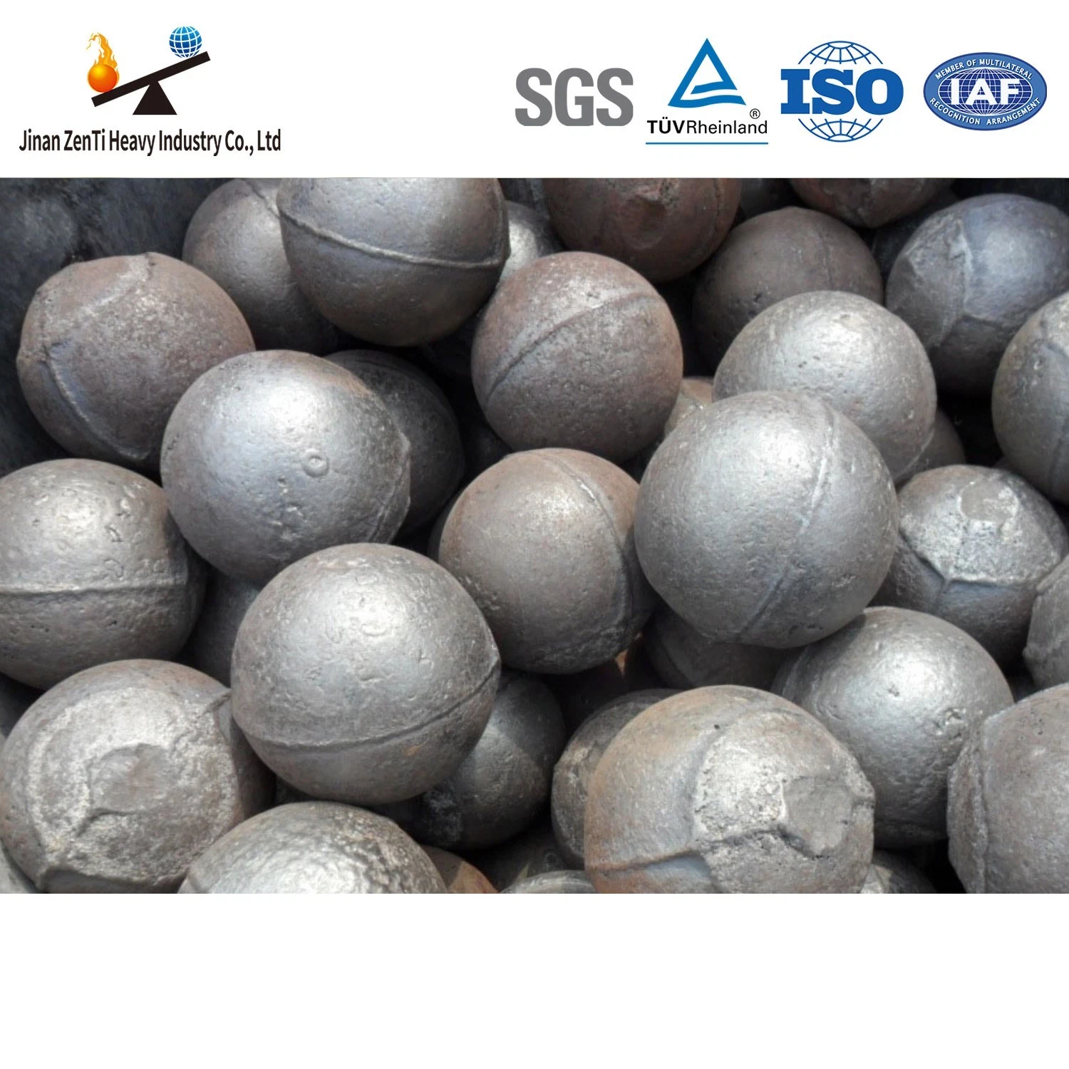 Casting or Hot Rolled Forged Grindng Steel Media Bearing Ball for Ball Mill High Hardness for Cement Plant Low Chromium