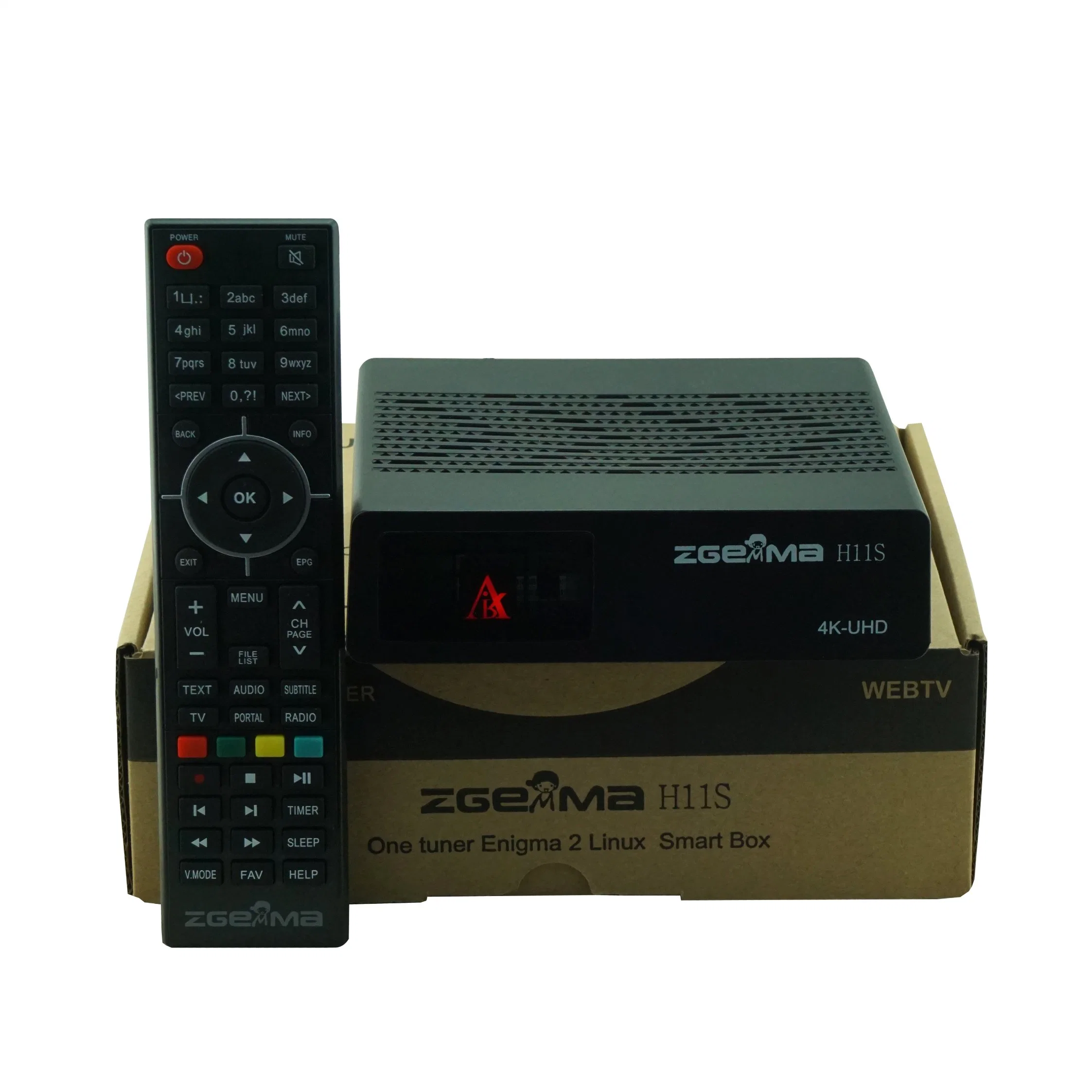 Zgemmah11s 4K- 2160p sistema operativo Linux receptor de TV por satélite digital