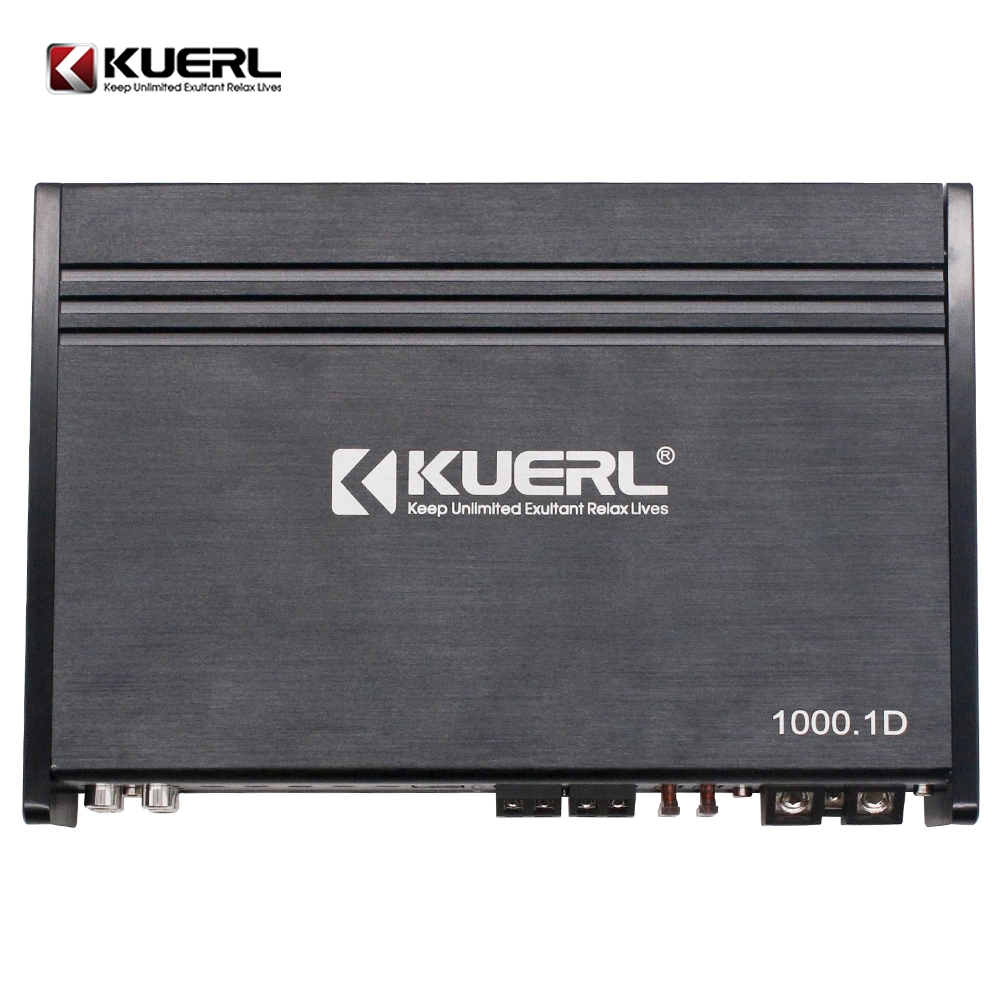 High Power Stereo Amplifier Black Car Amplifier 1000W 1 Channel Competition Car Audio Amplifier