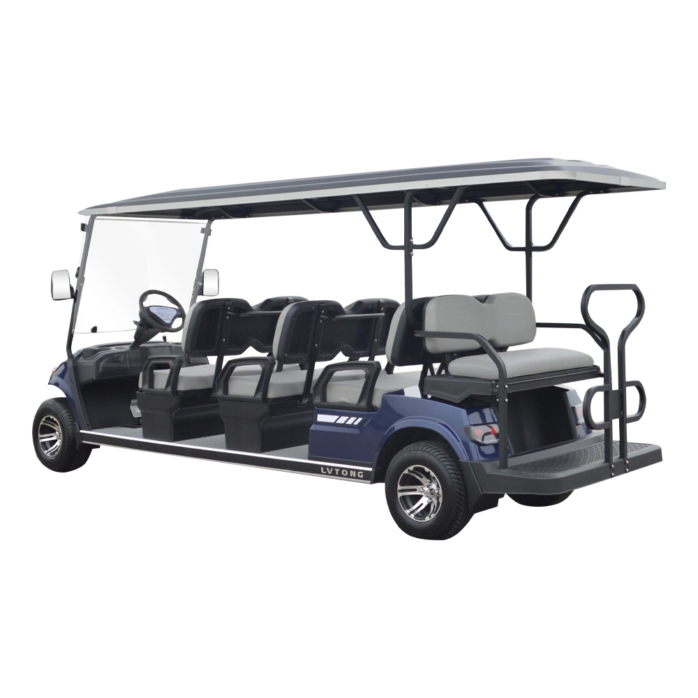 8 Seaters Electric Sightseeing Golf Cart with All Aluminum Alloy Floor