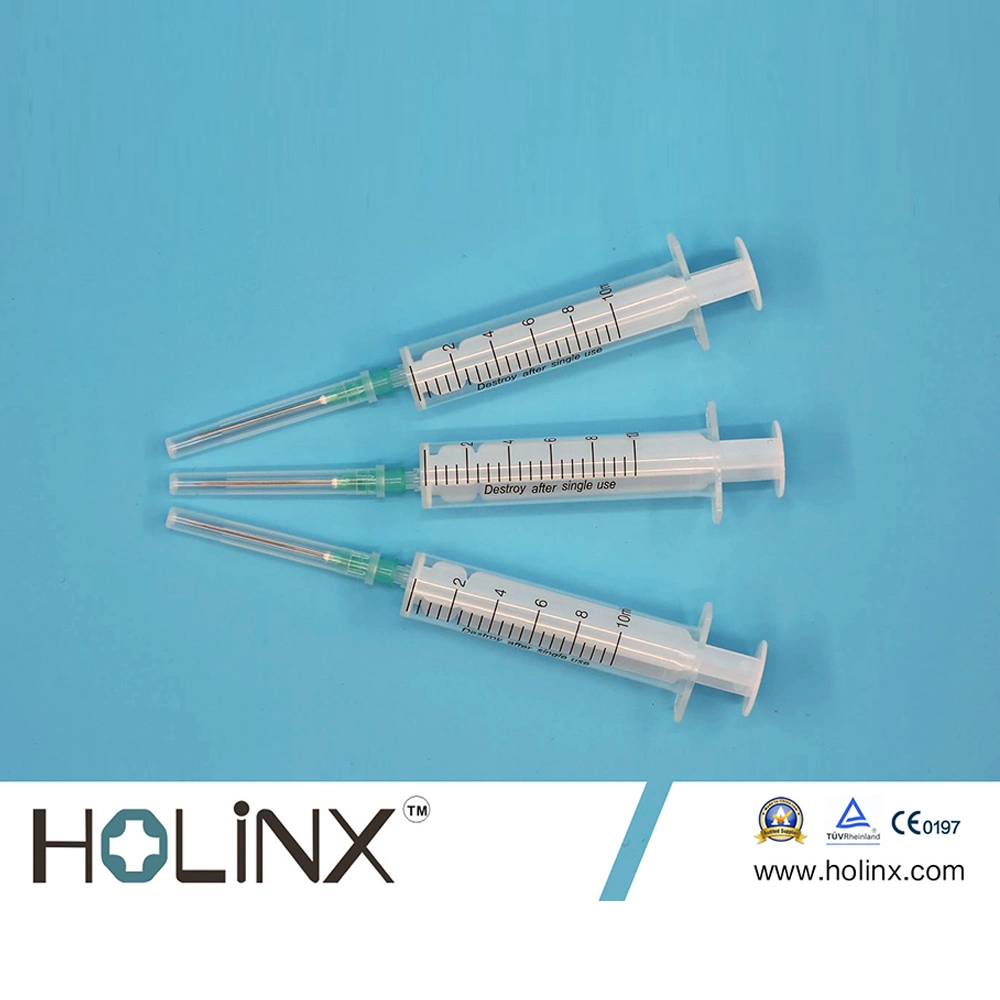 2 Part Disposable Plastic CE &ISO with/Without Needle Syringe