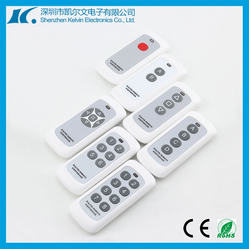 433MHz 315MHz 1 to 8 Buttons Learning Code RF Wireless Transmitter Garage Controller Door Key Gate Remote Control