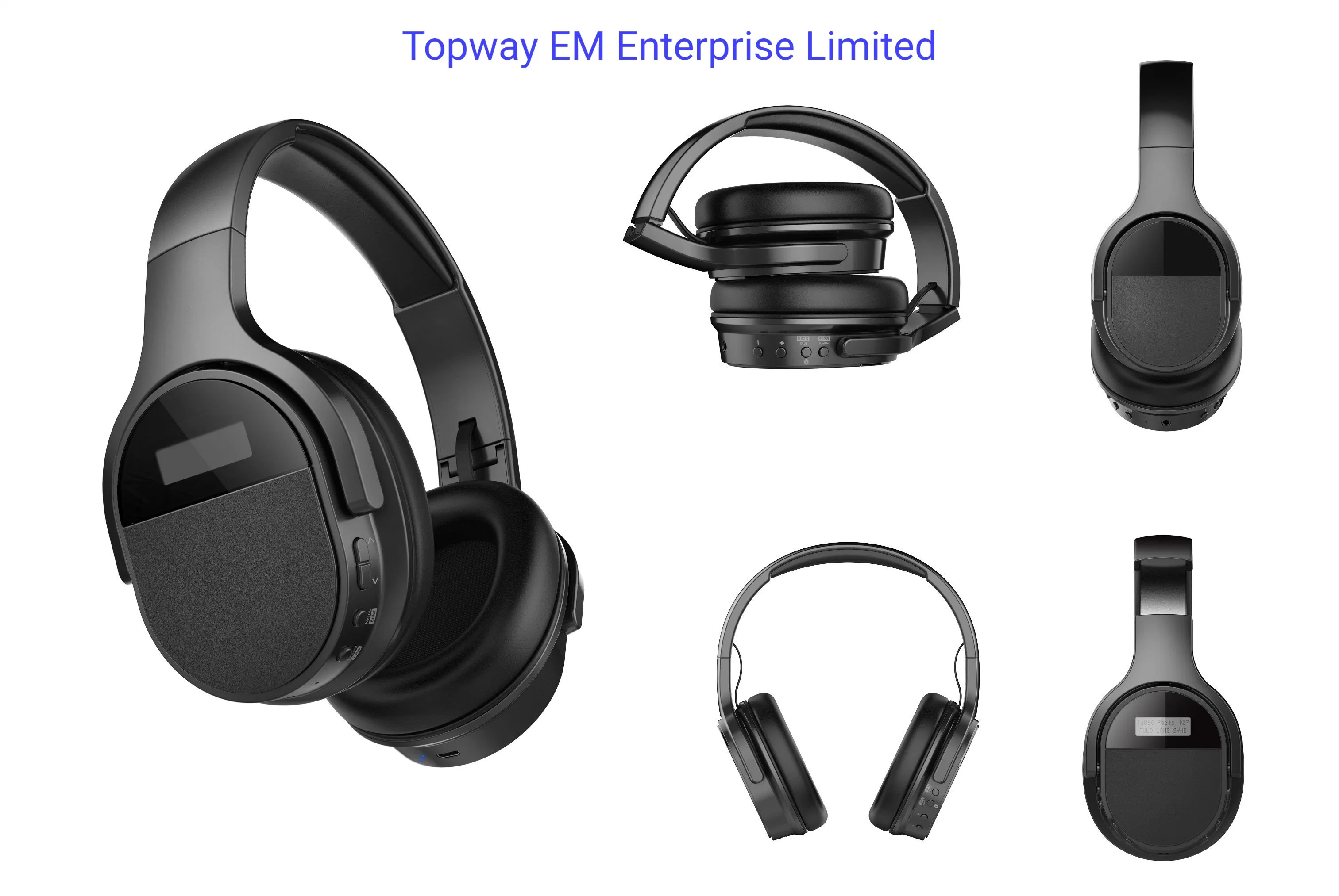 OEM Factory Wholesale Bluetooth 5.0 Wireless FM Headphone Mainly Use for Radio