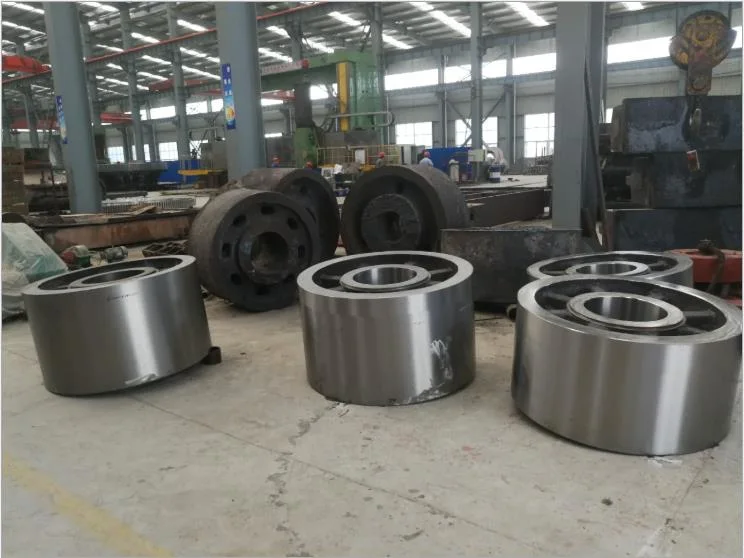 Sand Steel Casting Driving Wheel/ Riding Wheel/Catch Wheel