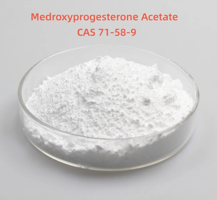 Factory Supply Pharmaceutical Intermediate Progestogen Medroxyprogesterone Acetate CAS 71-58-9