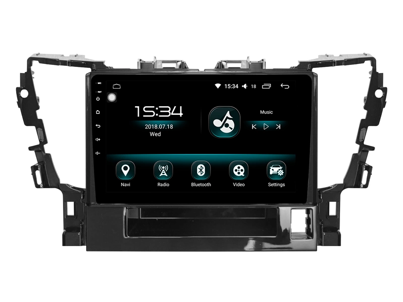 Witson Android 11 Auto-Video-Player für Toyota 2015 Alphard 4GB RAM 64GB Flash großer Bildschirm im Auto DVD-Player