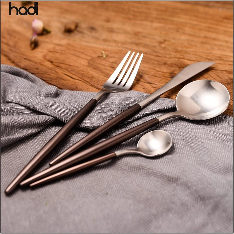 Wholesale/Supplier Restaurant Silver Flatware Stainless Steel German Cutlery Spoons Fork Knife Portugal Cutlery