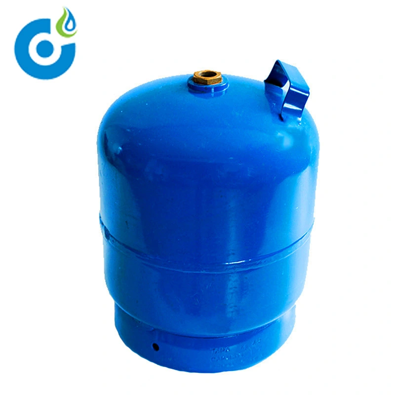 أسطوانة غاز تملأ الغاز عالي الجودة، سواء كان طهو الغاز الطبيعي المسال من الزجاج النقي أو الفولاذ التخييم HP295، صمام نحاس من الفولاذ HP295 3kg BPLPgc3-200