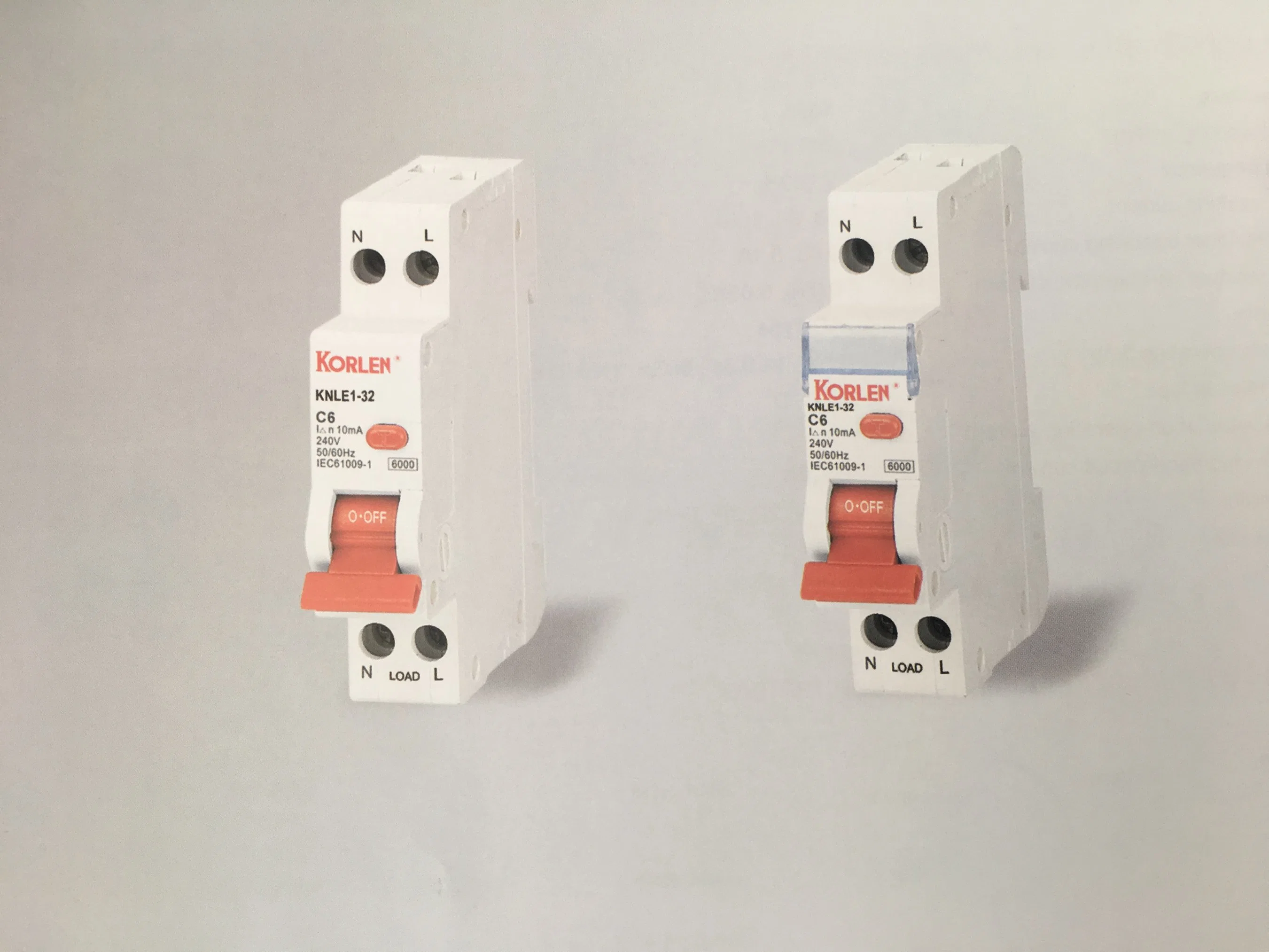 High quality/High cost performance Mini RCBO Circuit Breaker 6ka Knbl1-32 1p+N C32, with Semko