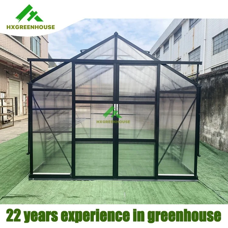 Professional Float Tempered Glass Glazing Plan Automatic Solar Ventilation Glass Greenhouse