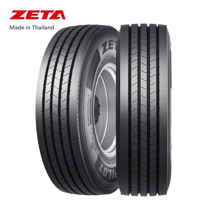 Garantia de 7 anos 315/80r22.5 295/80r22.5 315/70r22.5 Marca Zeta da Tailândia Pneus TBR de todos os tamanhos para caminhões e ônibus radiais de direção e tração.