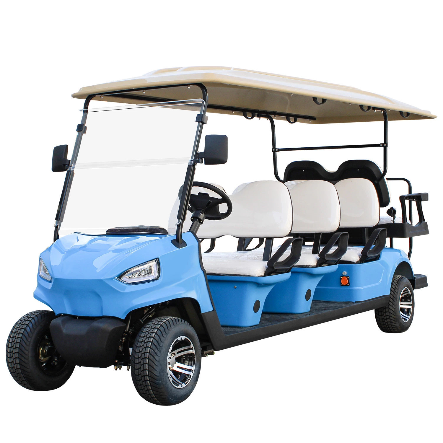 Hot Sale Kds Motor 5kw Wuhuanlong 2930*1350*1950 Jiangsu Electric Vehicle Golf Car with CE