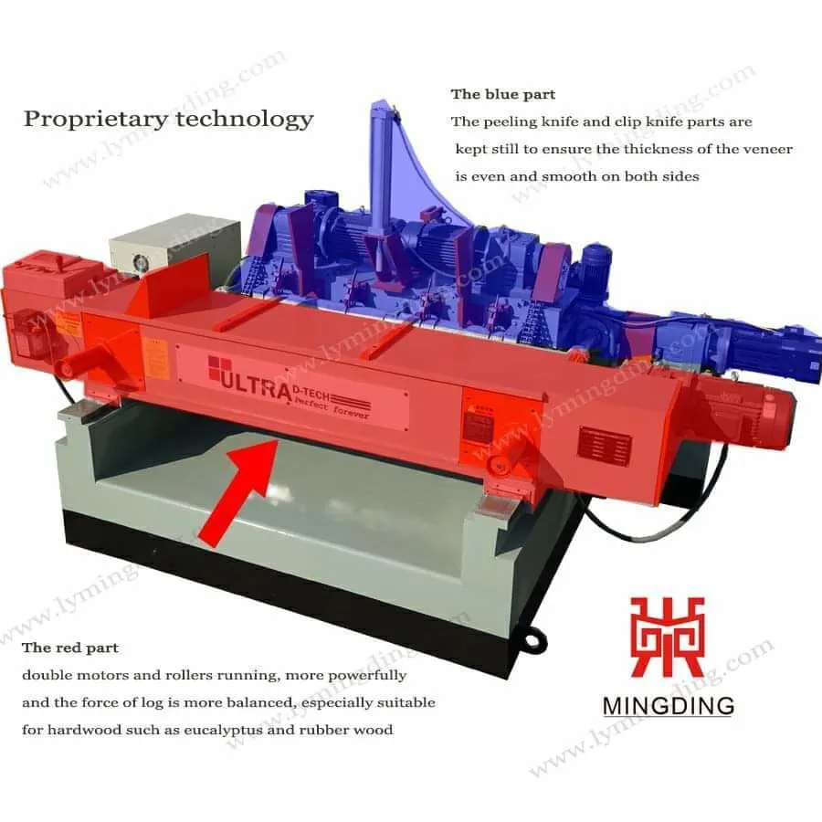 4 FT Veneer Cutting Machine Used for Birch Wood with CE