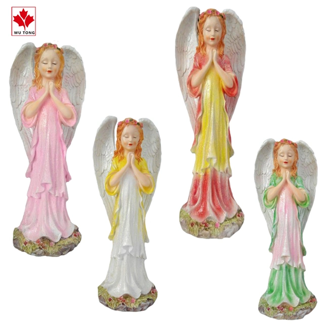 Hotsale Embarcações artesanais Anjo Resina Figurine Home dons